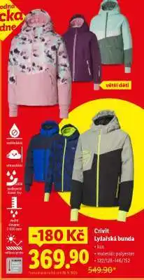 Lidl Crivit Lyžařská bunda nabídka
