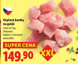 Lidl VEPŘOVÉ KOSTKY NA GULÁŠ nabídka