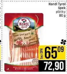 Jip Handl Tyrol špek plátky 80 g nabídka