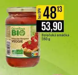 Jip Carrefour BIO Boloňská omáčka 350 g nabídka