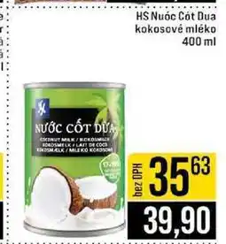 Jip HS Nuớc Cốt Dua kokosové mléko 400 ml nabídka