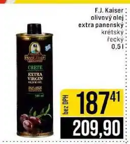 Jip F.J. Kaiser olivový olej extra panenský 0,5 l nabídka
