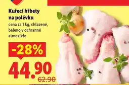 Lidl KUŘECÍ HŘBETY NA POLÉVKU nabídka