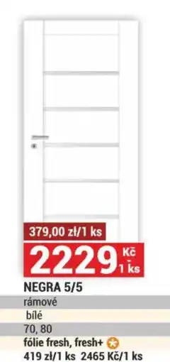 Merkury Market NEGRA 5/5 rámové bílé 70,80 nabídka