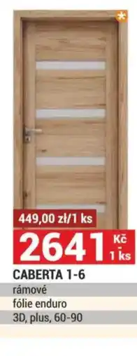 Merkury Market CABERTA 1-6 rámové fólie enduro 3D, plus, 60-90 nabídka