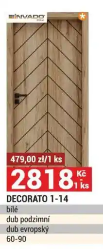 Merkury Market DECORATO 1-14 bílé dub podzimní dub evropský 60-90 nabídka