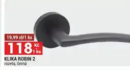 Merkury Market Klika robin 2 rozeta, černá nabídka