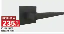 Merkury Market Klika ibiza rozeta fit, černá nabídka