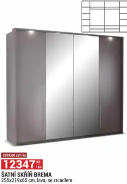 Merkury Market Šatní skříň brema nabídka