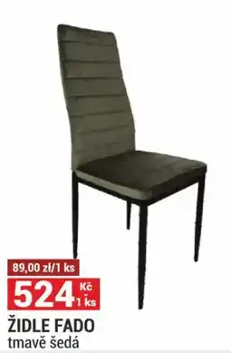 Merkury Market Židle fado tmavě šedá nabídka