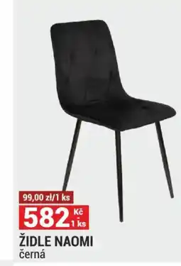 Merkury Market Židle naomi černá nabídka
