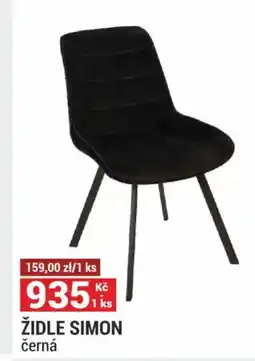 Merkury Market Židle simon černá nabídka