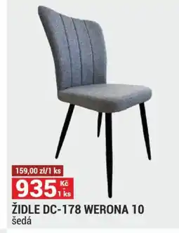 Merkury Market Židle dc-178 werona 10 šedá nabídka