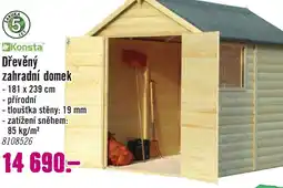 Hornbach Dřevěný zahradní domek nabídka