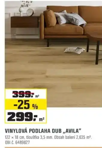 Vinylová podlaha dub,,avila"