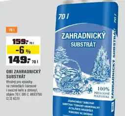 OBI Obi zahradnický substrát nabídka