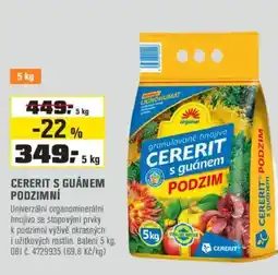 OBI Cererit s guánem podzimní nabídka