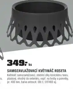 OBI Samozavlažovací květináč roseta nabídka
