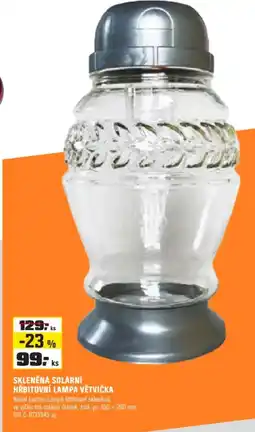 OBI Skleněná solární hřbitovní lampa větvička nabídka