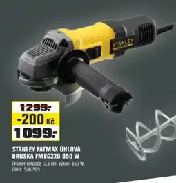 OBI Stanley fatmax úhlová bruska fmeg220 850 w nabídka