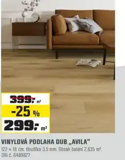 OBI Vinylová podlaha dub,,avila" nabídka