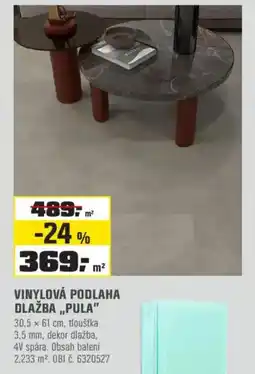 OBI Vinylová podlaha dlažba „,pula" nabídka
