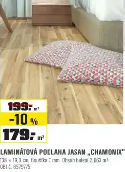 OBI Laminátová podlaha jasan,,chamonix" nabídka