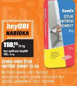 OBI Cemix 4400 štuk vnitřní jemný nabídka