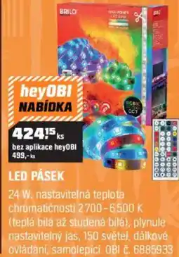 OBI Led pásek nabídka