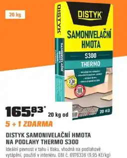 OBI Distyk samonivelační hmota na podlahy thermo S300 nabídka