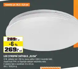 OBI Led stropní svítidlo „elisa" nabídka