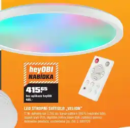 OBI Led stropní svítidlo „velion" nabídka