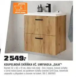 OBI Koupelnová skříňka vč. umyvadla „,gaja" nabídka