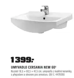 OBI Umyvadlo cersania new 60¹ nabídka
