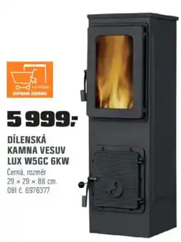 OBI Dílenská kamna vesuv lux w5gc 6kw nabídka