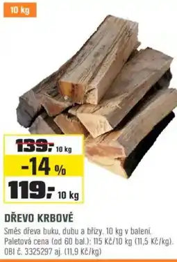 OBI Dřevo krbové nabídka