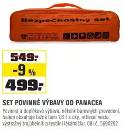 OBI Set povinné výbavy od panacea nabídka