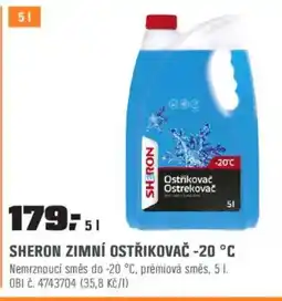 OBI Sheron zimní ostřikovač -20 °c nabídka