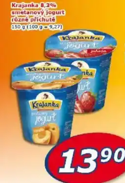 ESO MARKET Krajanka 8,3% smetanový jogurt nabídka