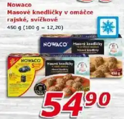 ESO MARKET Nowaco Masové knedlíčky v omáčce rajské, svíčkové nabídka