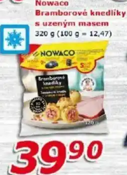 ESO MARKET Nowaco Bramborové knedlíky s uzeným masem nabídka