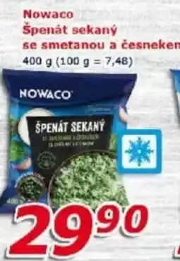 ESO MARKET Nowaco Špenát sekaný se smetanou a česnekem nabídka