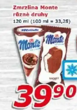ESO MARKET Zmrzlina Monte nabídka