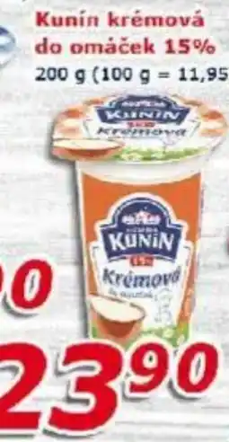 ESO MARKET Kunín krémová do omáček 15% nabídka