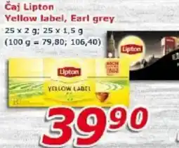 ESO MARKET Čaj Lipton Yellow label, Earl grey nabídka