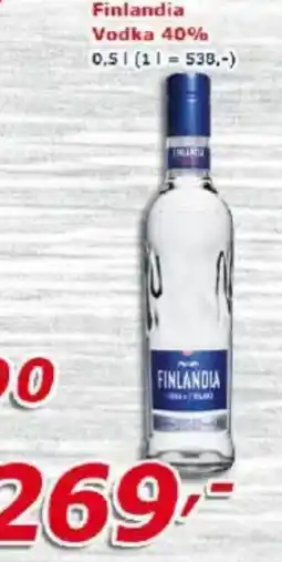 ESO MARKET Finlandia Vodka 40% nabídka