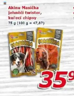 ESO MARKET Akinu Masíčka jehněčí twister, kuřecí chipsy nabídka