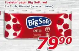 ESO MARKET Toaletní papír Big Soft red nabídka