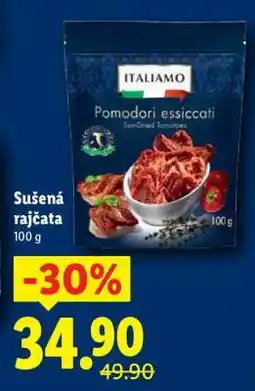 Lidl Sušená rajčata nabídka