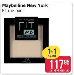 Teta Maybelline New York Fit me pudr nabídka